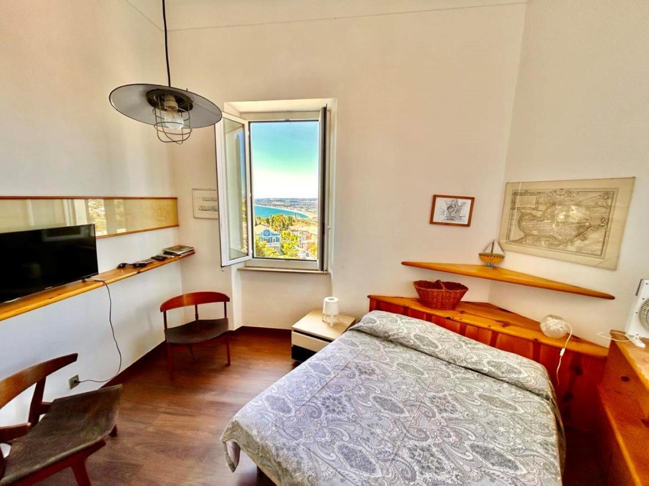 Paulis - Semiattico In Pieno Centro A Sirolo, Con Meravigliosa Vista Mare Apartment ภายนอก รูปภาพ
